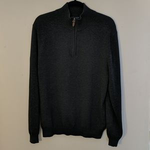 Roundtree & Yorke Quarter Zip Pullover Sweater